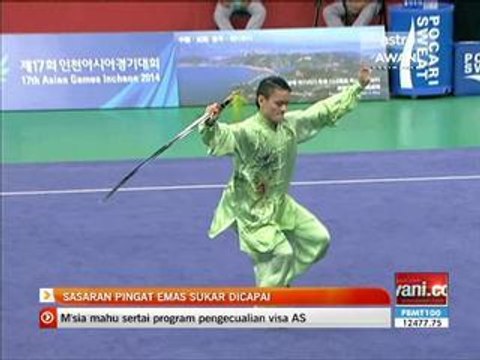 Sasaran pingat emas sukar dicapai