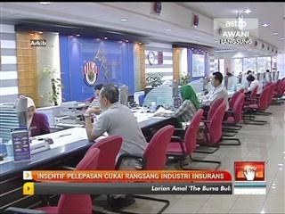 Insentif pelepasan cukai rangsang industri insurans