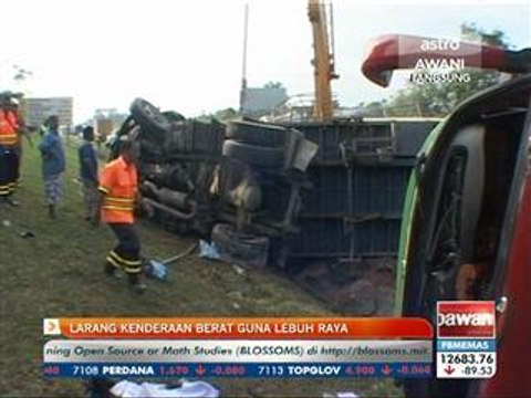 Larangan kenderaan berat guna lebuhraya
