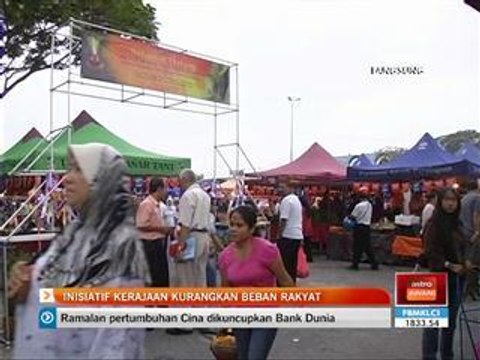 Inisiatif kerajaan kurangkan beban rakyat