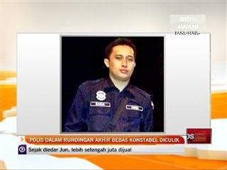 Polis dalam rundingan akhir bebas konstabel diculik