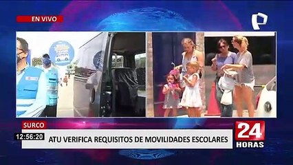 “Retorno seguro a clases”: ATU supervisa vehículos de movilidad escolar