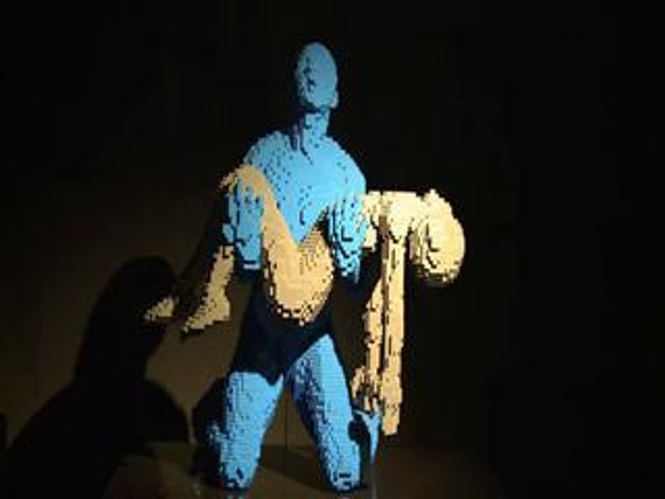 Lego sculptures on show in London exhibition