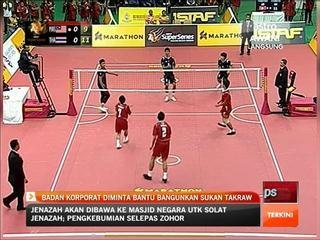 Badan korporat diminta bantu bangunkan sukan sepak takraw