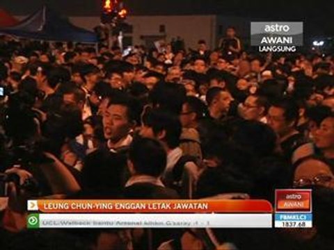 Leung Chun-Ying enggan letak jawatan
