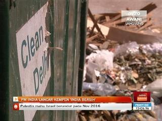 PM India lancar kempen 'India Bersih'