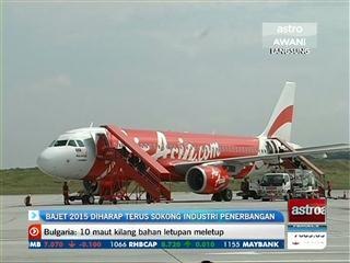 Bajet 2015 diharap terus sokong industri penerbangan