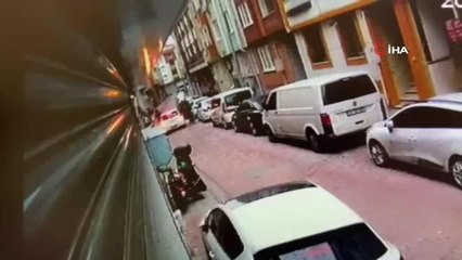 Son dakika... İstanbul'da saniyeler içinde far hırsızlığı kamerada