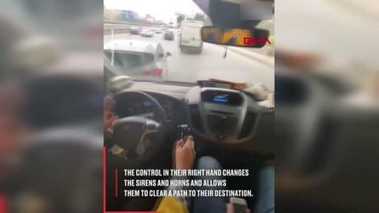 DÜNYADA MİLYONLARCA KEZ İZLENEN AMBULANS VİDEOSUNU ÇEKEN SÜRÜCÜLERİN NEFES KESEN EĞİTİMİ