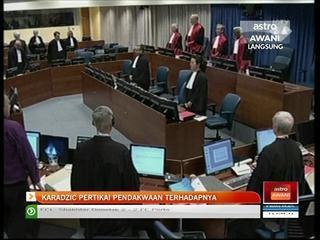 Karadzic pertikai pendakwaan terhadapnya