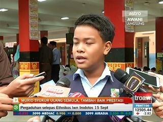 Murid syukur ulang semula UPSR, tambah baik prestasi