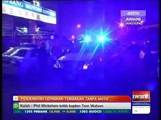 Penjenayah lepaskan tembakan tanpa motif