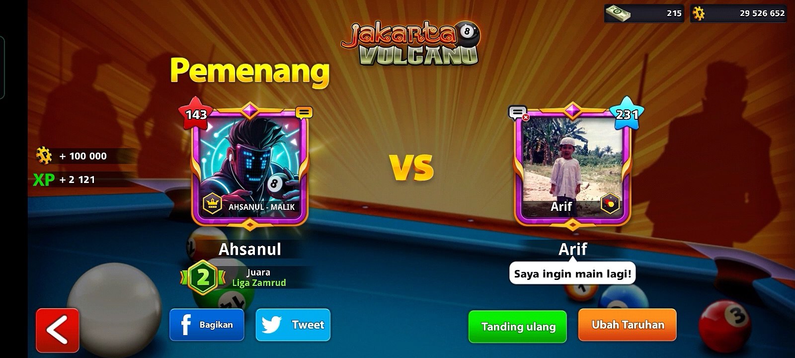 Friendly Match 8bp - Epic Game