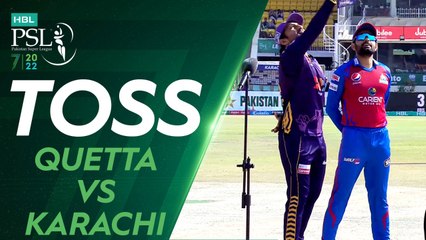Toss | Quetta Gladiators vs Karachi Kings | Match 28 | HBL PSL 7 | ML2G