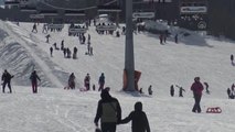 KARS -Cıbıltepe Kayak Merkezi'ndeki doluluk yüzde 90'a ulaştı