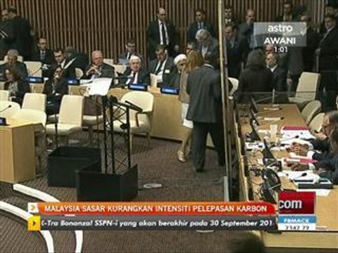 Malaysia sasar kurangkan intensiti pelepasan karbon