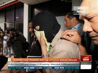 Seorang lagi pegawai Kastam dituduh makan rasuah
