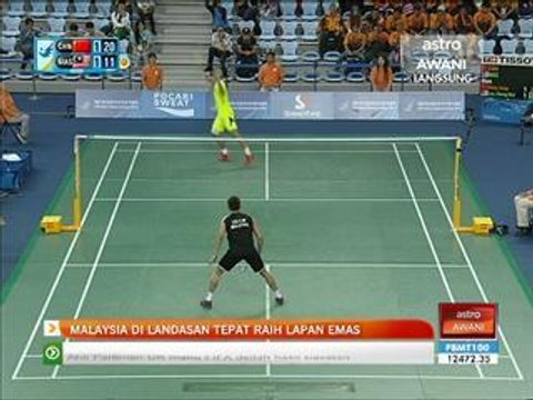 Malaysia dilandasan tepat raih lapan emas