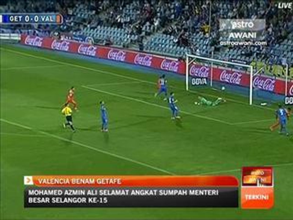 Valencia benam Getafe