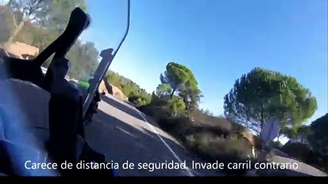 Investigado por dar cursos de conducción segura de motos en vías con tráfico