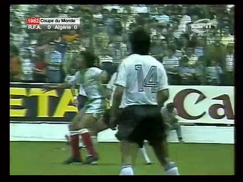 FIFA World Cup 1982 Germany FR v Algeria 16 JUN 1982 1st Half