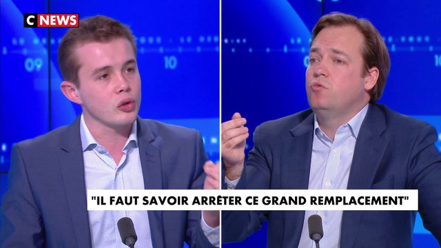 Echange tendu entre Stanislas Rigault et Jean-Didier Berger, maire LR de Clamart, sur la question du «Grand remplacement»