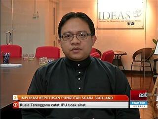 Implikasi keputusan pungutan suara Scotland