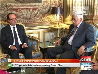 Perancis ikrar bantu penduduk Gaza