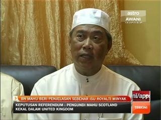 BN mahu beri penjelasan sebenar isu royalti minyak