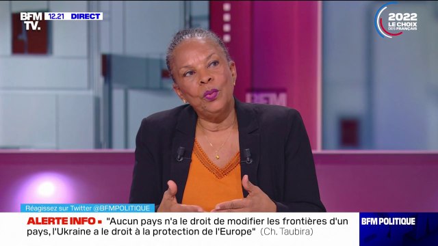 Parrainages: Christiane Taubira estime que nous sommes dans une interrogation démocratique