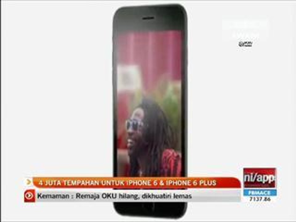 4 juta tempahan untuk iPhone 6 & iPhone 6 Plus
