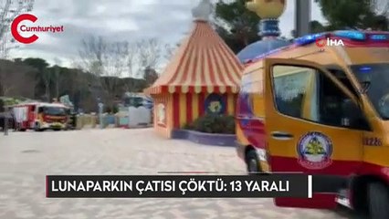 Lunaparkta feci olay: 13 yaralı