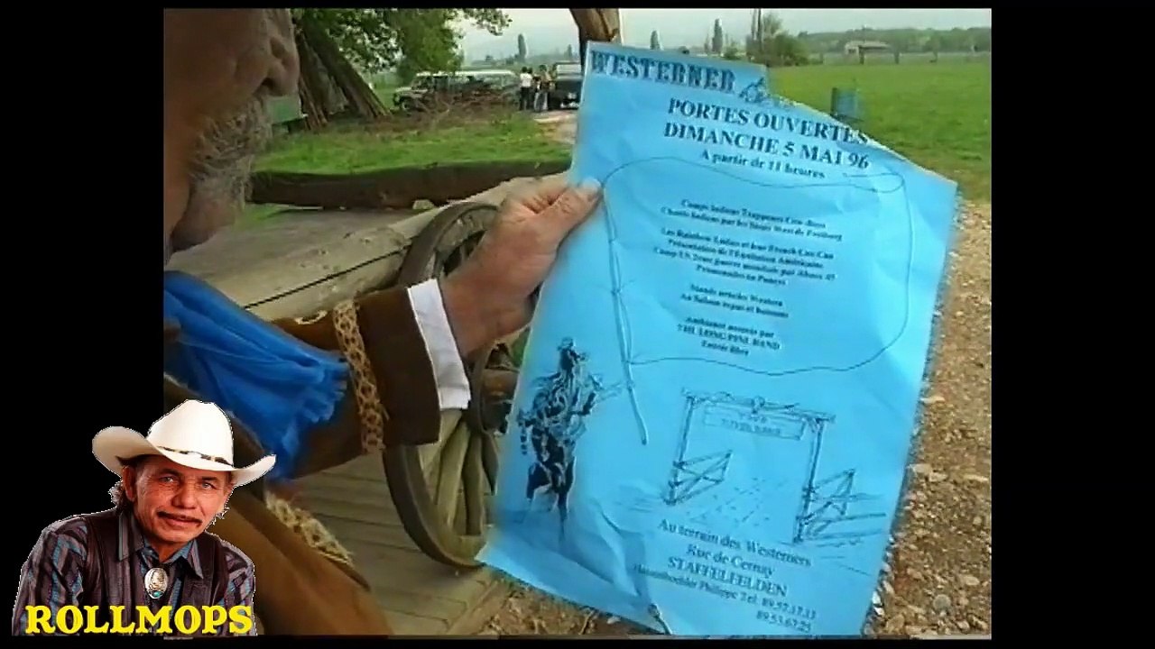 WESTERNER D'ALSACE FILMER 1994 MUSIQUE ET CHANT DE JUSTIN JUNGMANN  LE DERNIER COW-BOY ALSACIEN DE CASTROVILLE TEXAS U.S.A A++ ROLLMOPS