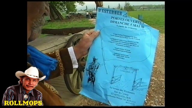 WESTERNER D'ALSACE FILMER 1994 MUSIQUE ET CHANT DE JUSTIN JUNGMANN LE DERNIER COW-BOY ALSACIEN DE CASTROVILLE TEXAS U.S.A A++ ROLLMOPS