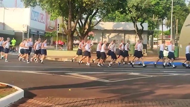 Alunos participam de corrida em homenagem aos 5 anos da Guarda Municipal