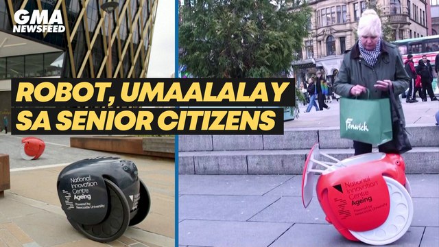 Robot, umaalalay sa senior citizens | GMA News Feed