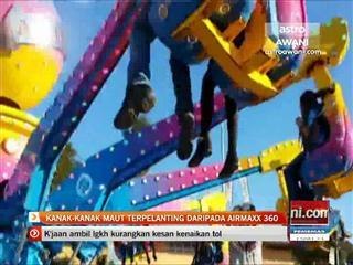 Kanak - kanak maut terpelanting daripada Airmaxx 360