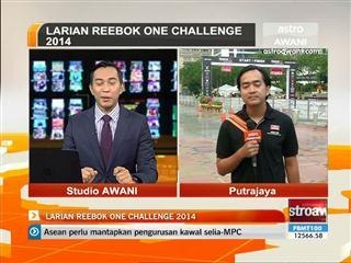 Perkembangan larian Reebok Challenge 2014