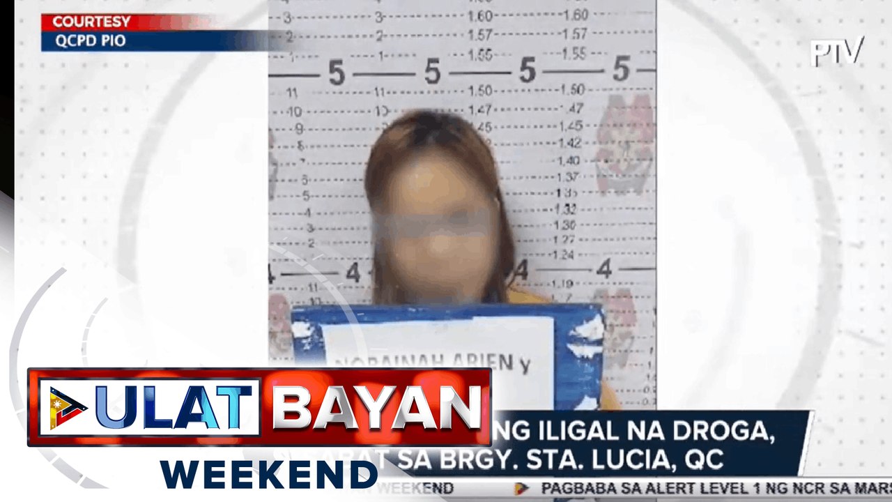 Higit P600-K halaga ng iligal na droga, nasabat sa Brgy. Sta. Lucia, QC