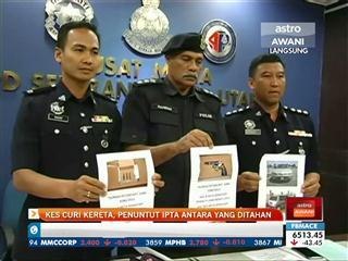 Kes curi kereta, penuntut ipta antara yang ditahan