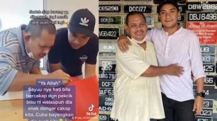 Suasana tegang, pelanggan tak puas hati! Reaksi spontan pemuda buat pakcik OKU tersenyum... salute c