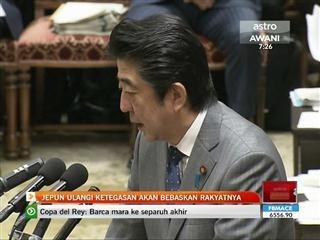 Jepun ulangi ketegasan akan bebaskan rakyatnya