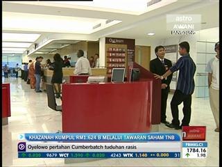 Khazanah kumpul RM1.626 bilion melalui tawaran saham TNB