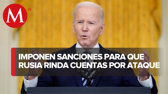 G7 acuerda sanciones devastadoras contra Rusia tras ataque a Ucrania, anuncia Biden