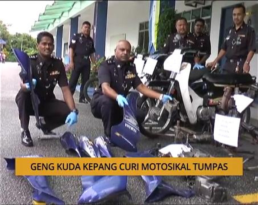 AWANI - Pulau Pinang: Geng Kuda Kepang curi motosikal tumpas