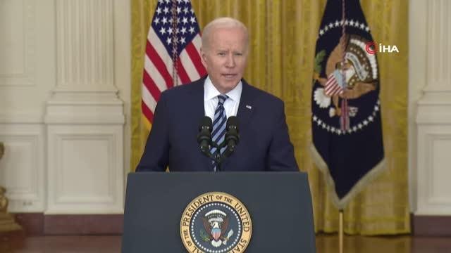 ABD Başkanı Joe Biden, Rusya Devlet Başkanı Vladimir Putin ile görüşme niyetinin olmadığını ifade ederek, Özgürlük, demokrasi, insan onuru bunlar...