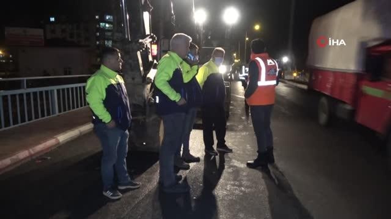 Son dakika haberi: Mersin'de debisi yükselen Alata deresinde sel nöbeti