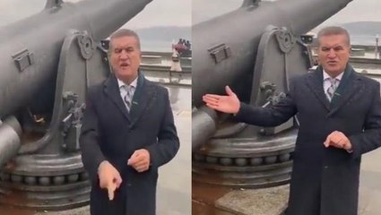 Sarıgül top mermisiyle poz verdi, "Ukrayna halkının neler çektiğini anlıyorum" dedi
