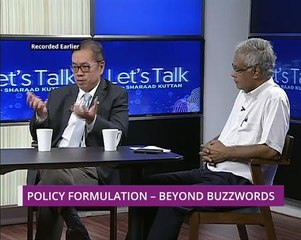Let's Talk: Policy Formulation – Beyond Buzzwords