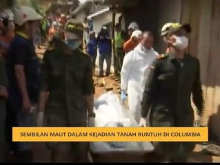 Sembilan maut dalam kejadian tanah runtuh di Columbia